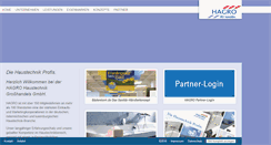 Desktop Screenshot of hagro-haustechnik.com