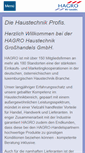 Mobile Screenshot of hagro-haustechnik.com